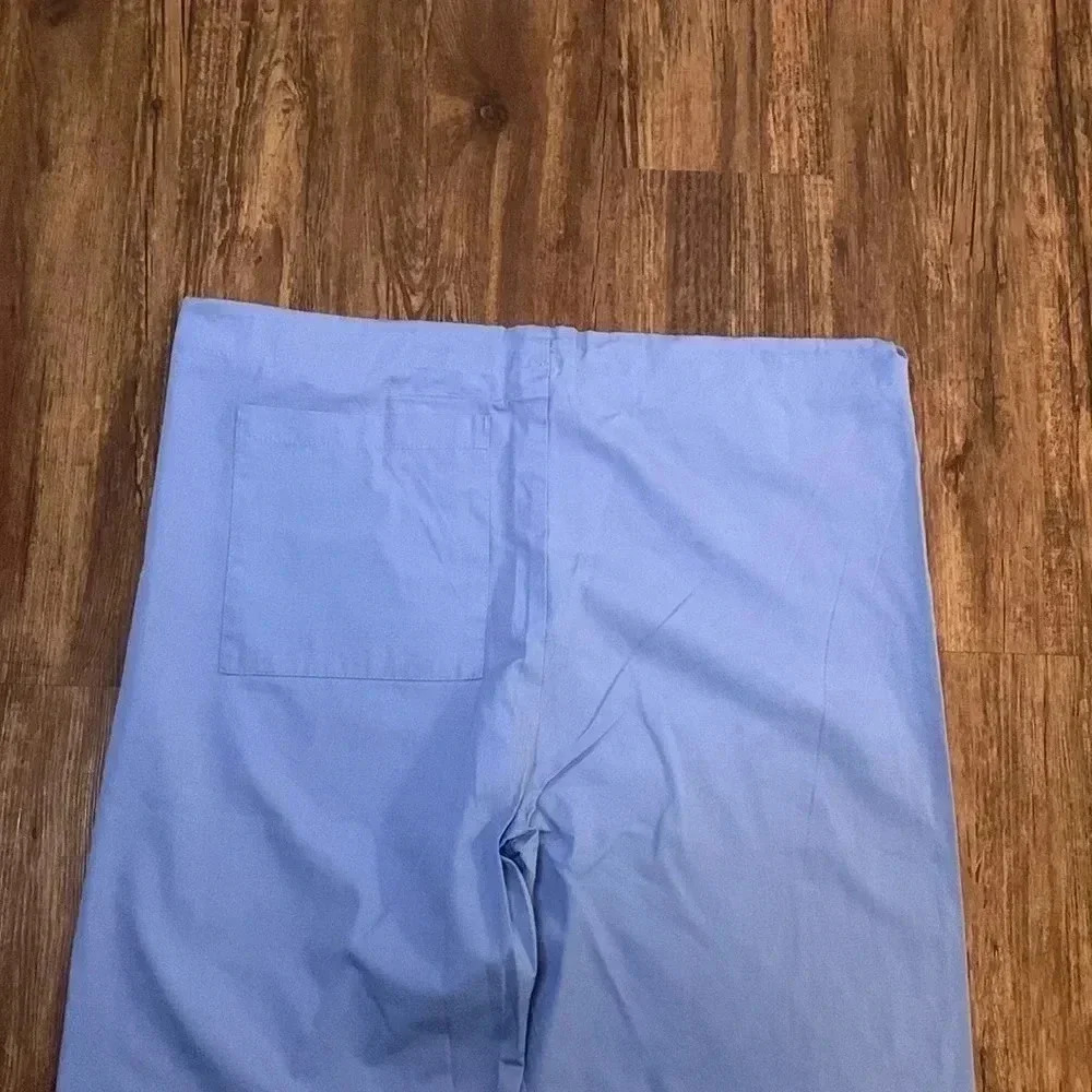 Medical Scrubs Pants Drawstring 2 Pair Navy Blue Size XL NWT - Picture 6 of 10
